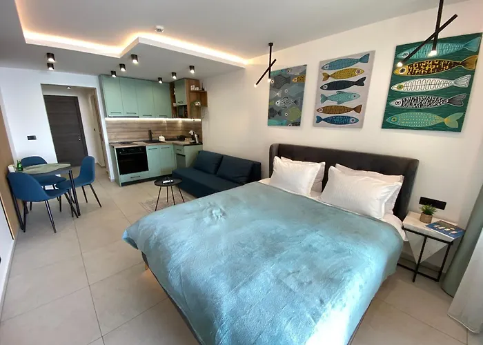 Apartment Deep Blue Horizon By The Sea *